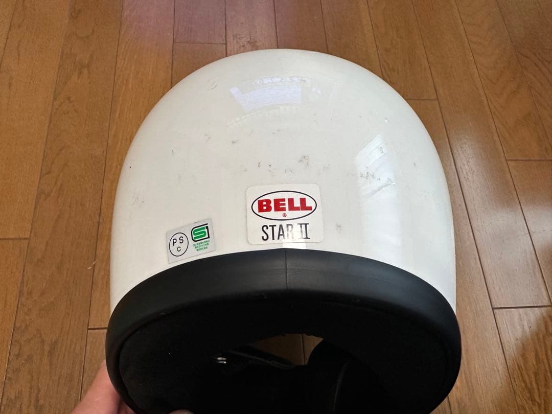 BELL STAR II フルフェイスヘルメット ホワイト　ＸＬサイズ　傷あり