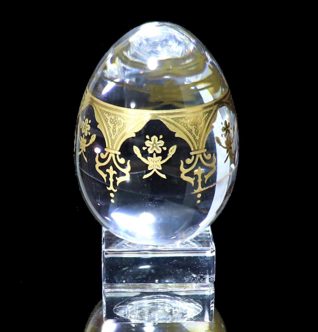 バカラ 極希少 廃盤品 卵型 置物 最上級ライン プレステージ イースターエッグ