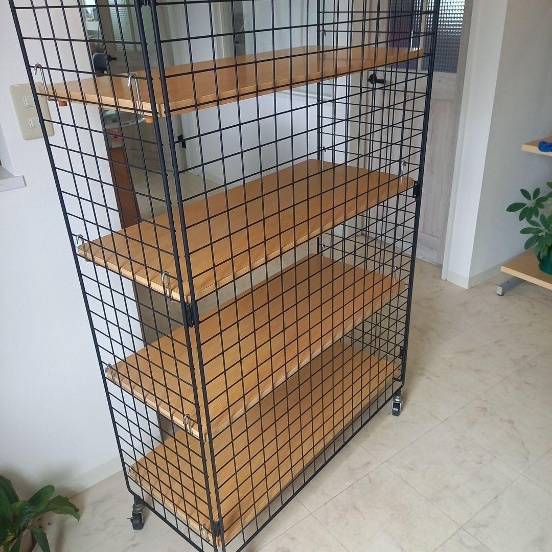 4段 ネットラック　木棚