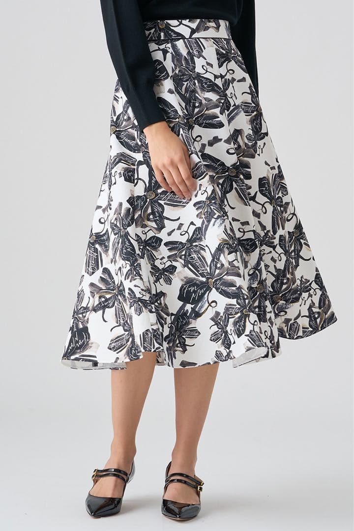 ANAYI✨花柄フレアスカート