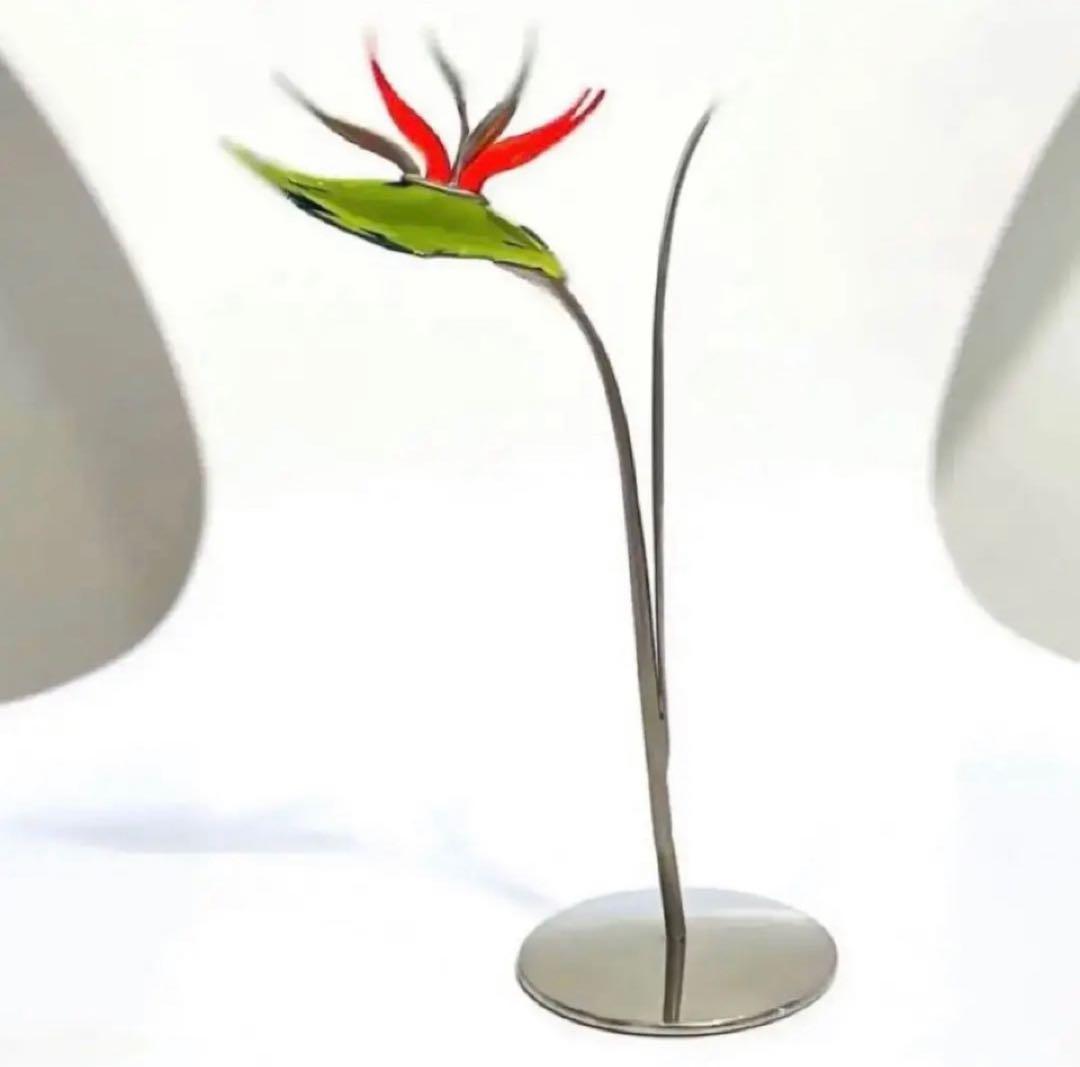 792【激レア・廃盤・貴重・希少】縁起物♪極楽鳥花 ストレリチア／スワロフスキー