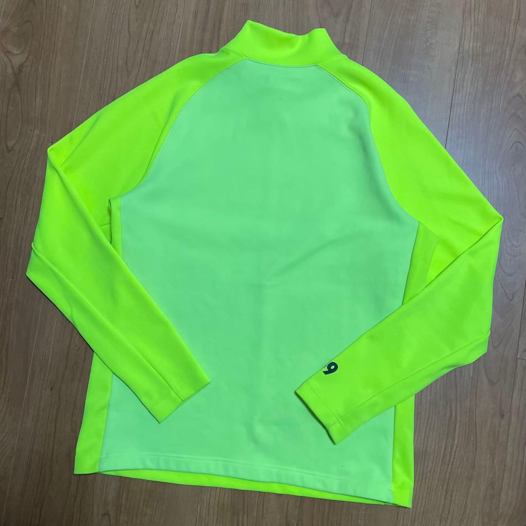 TFW49 モックネック　長袖　イエロー　XL junhashimoto ゴルフ