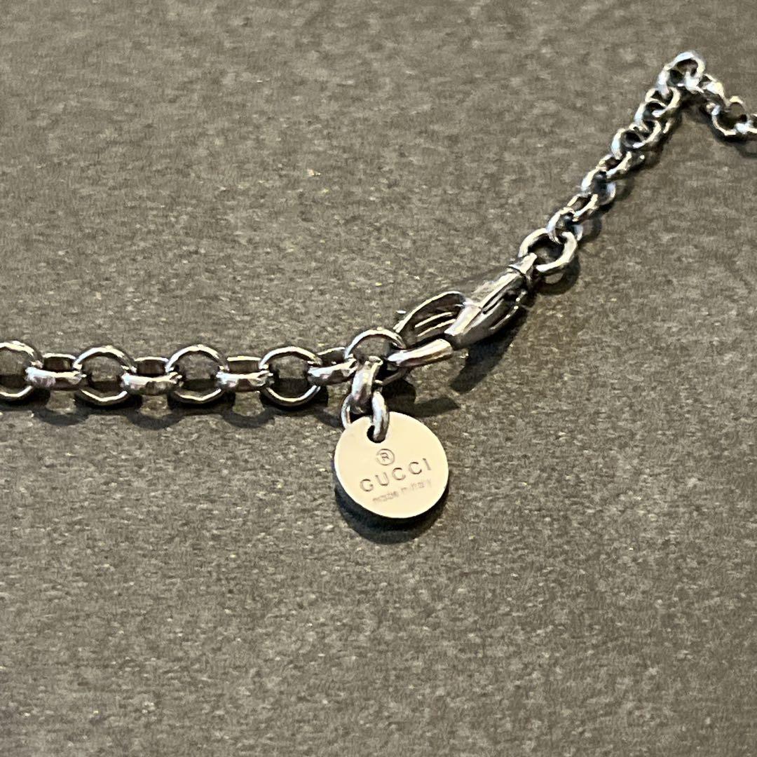 GUCCI グッチ インターロッキングG アラベスク ネックレス Ag925