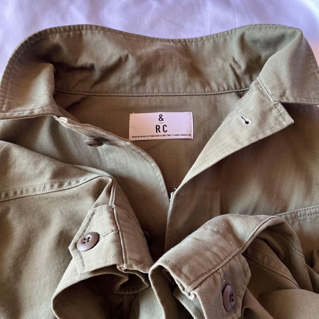美品　Curensology 〈＆RC〉ファティーグジャケット　カーキ