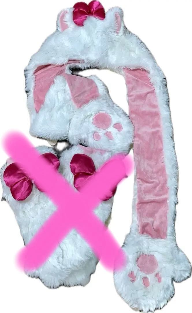 ディズニー マリーちゃん　被り物 ファンキャップ マフラー