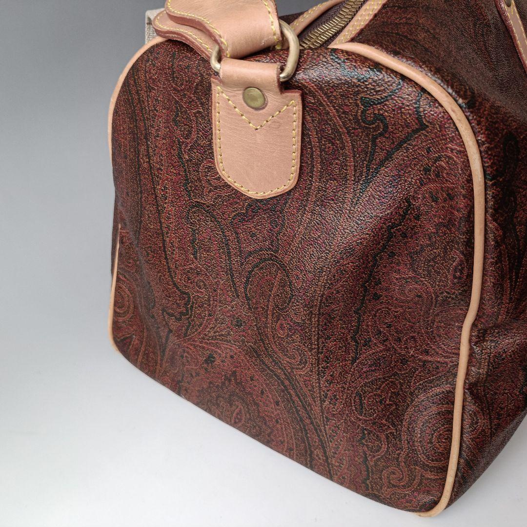 ETRO エトロ ペイズリー柄 2way ボストンバッグ（南京錠・ストラップ付）