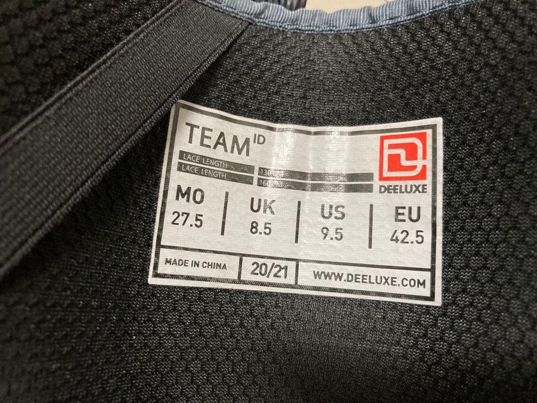 ら*様 DEELUXE TEAM ID 27.5cm 新品シューレース一本付き