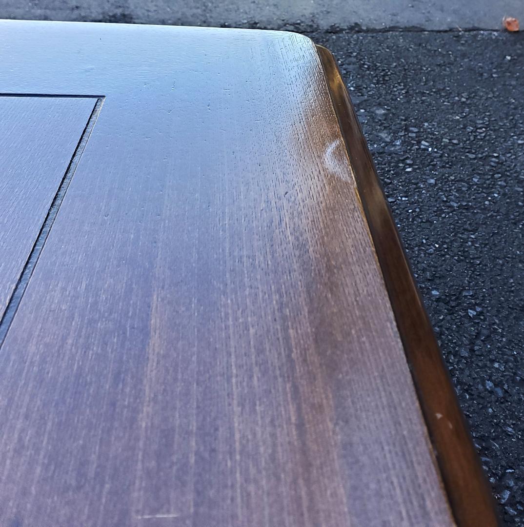 引き取り限定★重厚感のある彫刻脚★大型座卓★テーブル★古民家★木製★和風