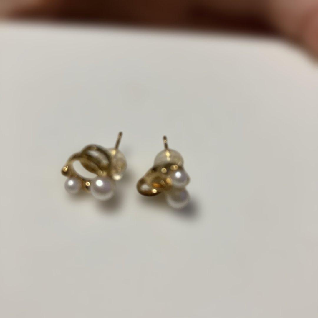 ete バブルパールピアス