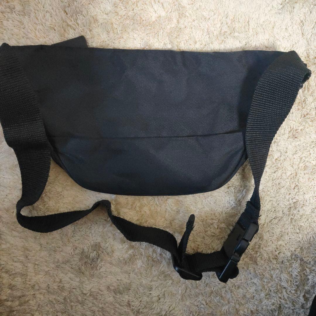 polo sport ポロスポーツ90sボディバッグ 黒 ウエストバッグ