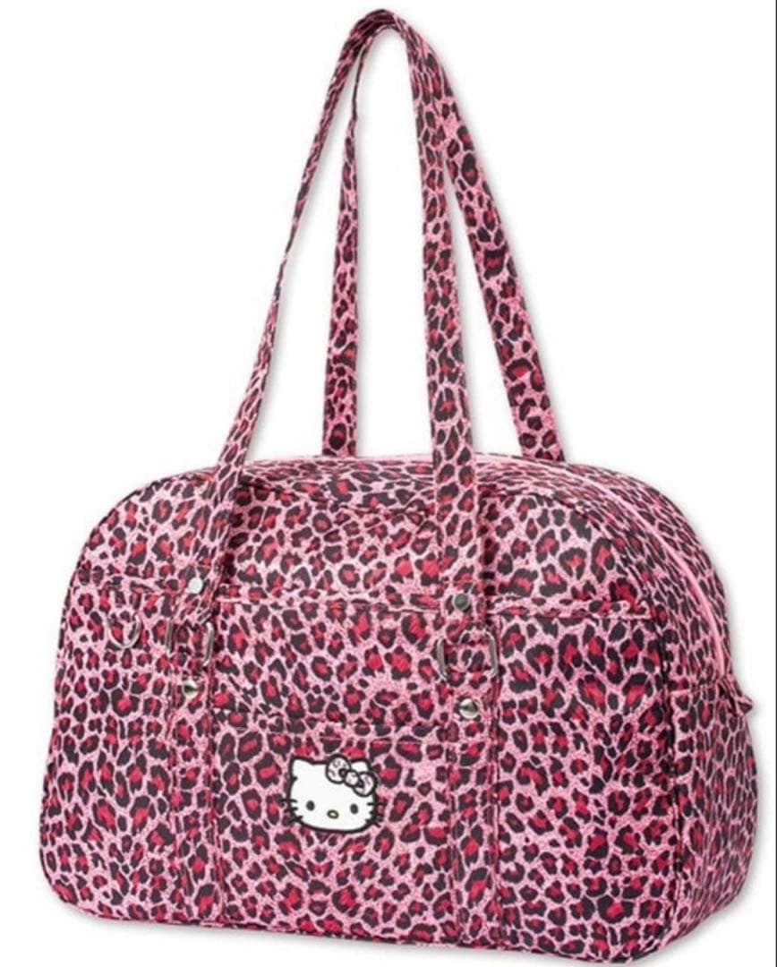 ハローキティ ボストンバッグ ヒョウ柄 ピンク アベイル ギャル