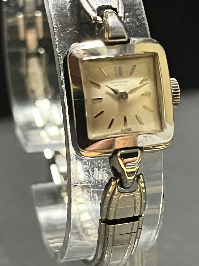 ★超レア　IWC レディース手巻き腕時計　動作良好　ケース磨き仕上げ済