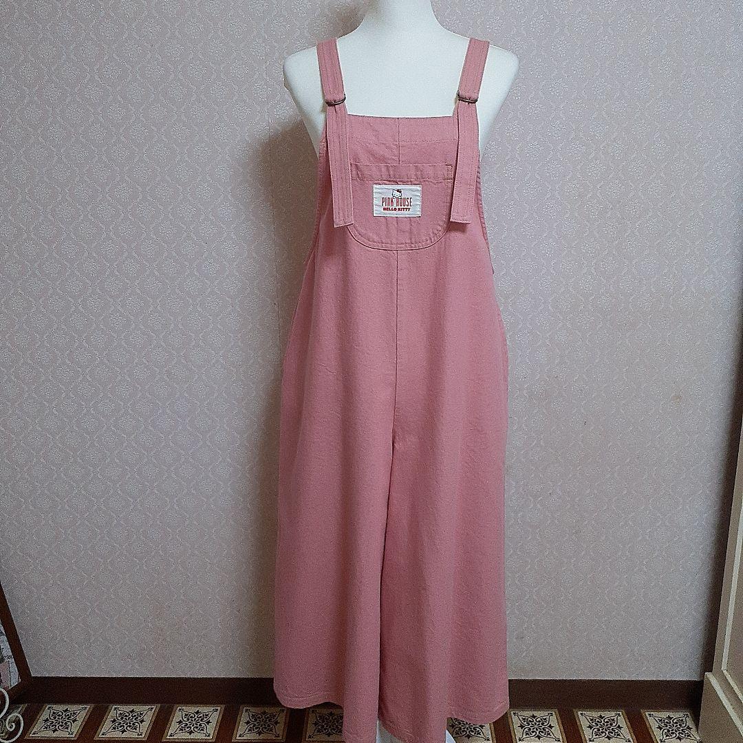 PINK HOUSE サロペット ピンク色 Hello Kitty