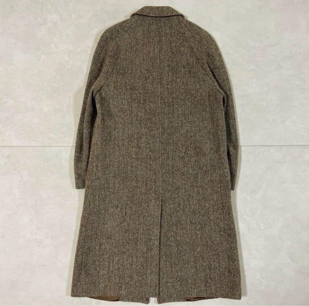 美品BrooksBrothers BALLCOLLAR COAT ハリスツイード