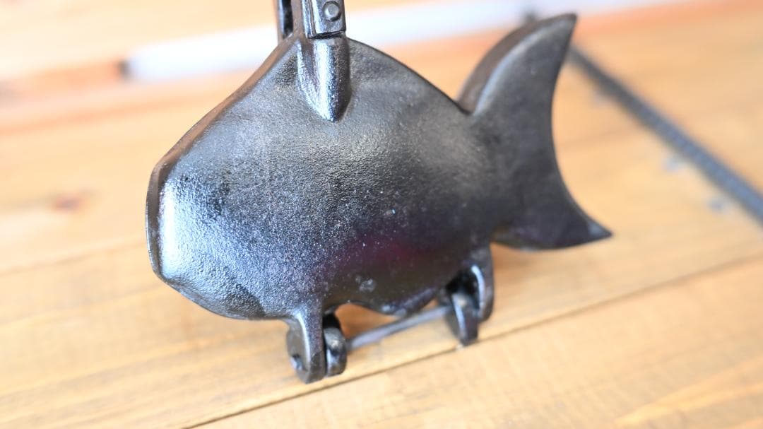 美品【OIGENオイゲン及源 盛栄堂】たい焼き器一丁焼き天然