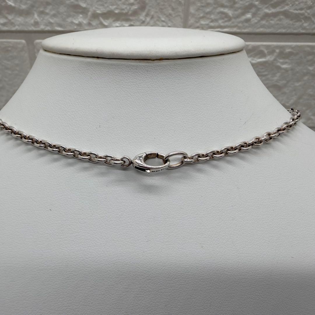 美品✨　グッチ　ネックレス　シルバー　インターロッキング　アクセサリー　925