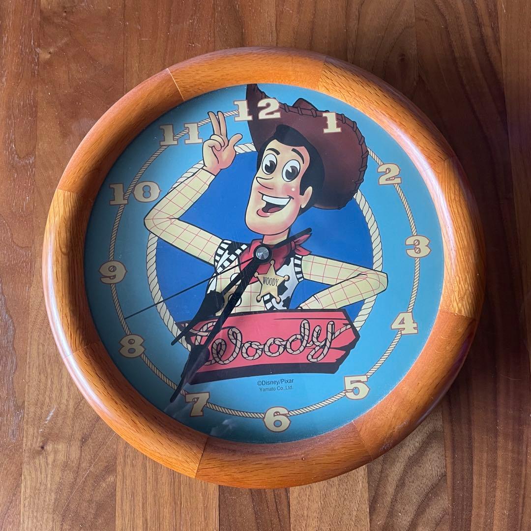トイストーリー　ウッディ　ラウンドアップ　掛け時計　限定400個