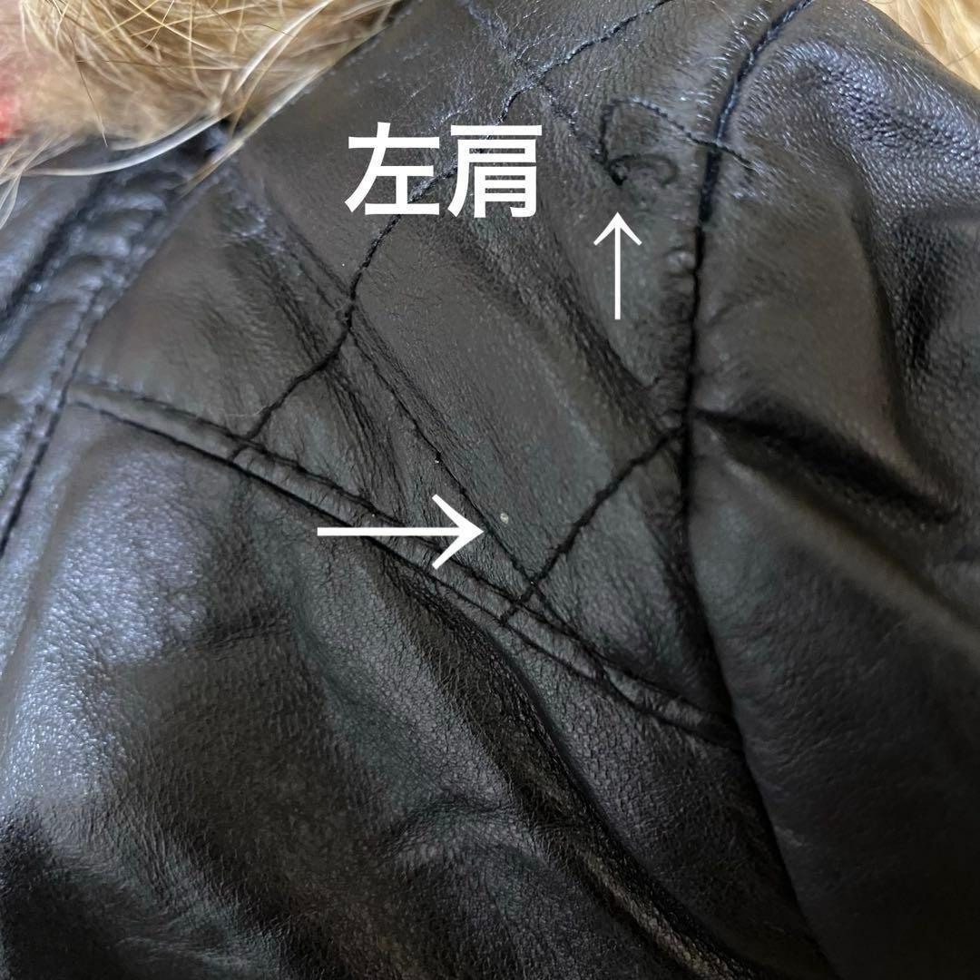 土日限定★DSQUARED 2 　レザージャケット　ファー付き　Y2K