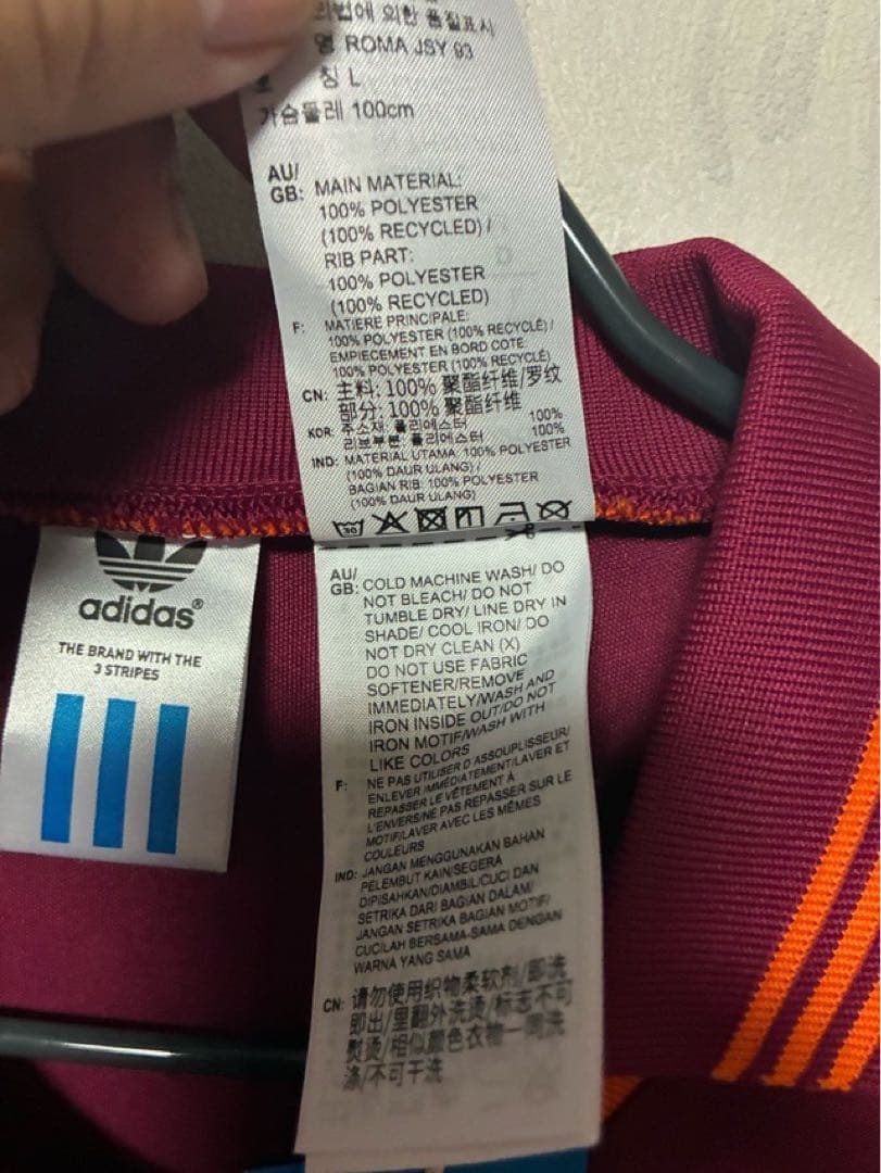 adidas アディダス 93 ローマ 復刻モデル ユニフォーム 新品 XL