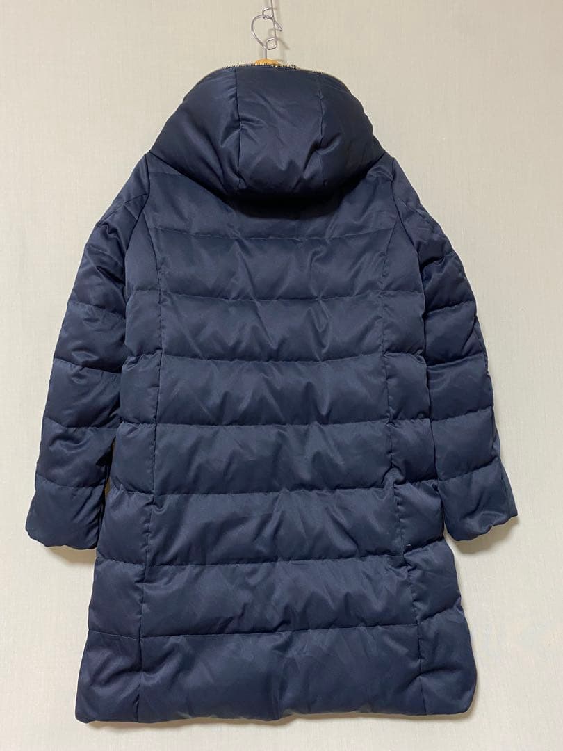 le.coeur blanc ファーフードロングダウン　ブラック　40