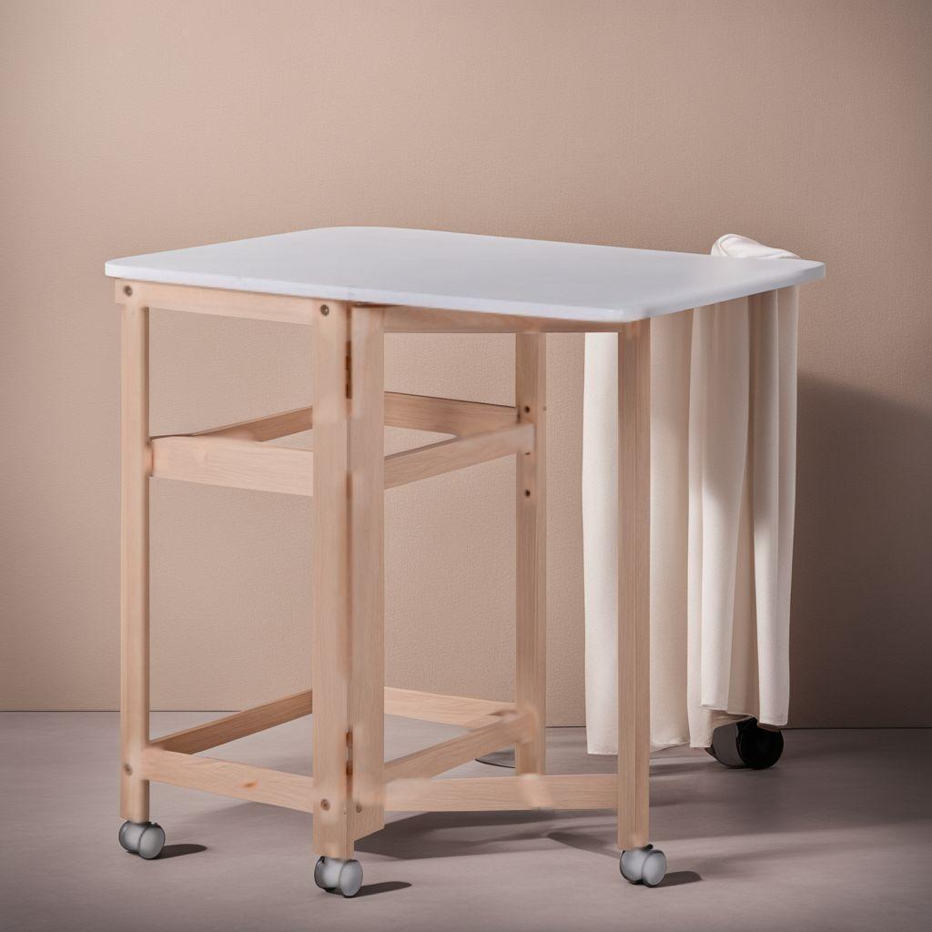 折り畳み バタフライ型キッチンカウンター 北欧デザイン