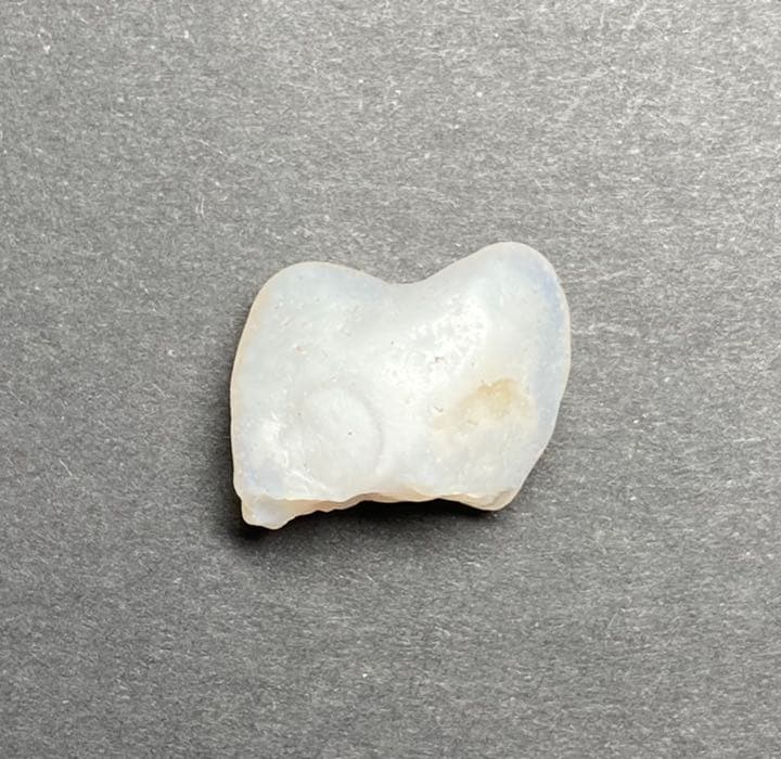 【珍品】京都府産　めのう　原石　歯　国産鉱物　標本　メノウ　瑪瑙