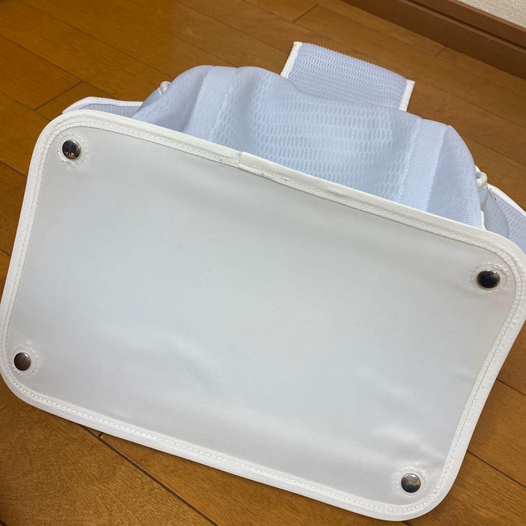 qbag paris ネストM ジップ付 トート　マザーズバッグ アイスブルー