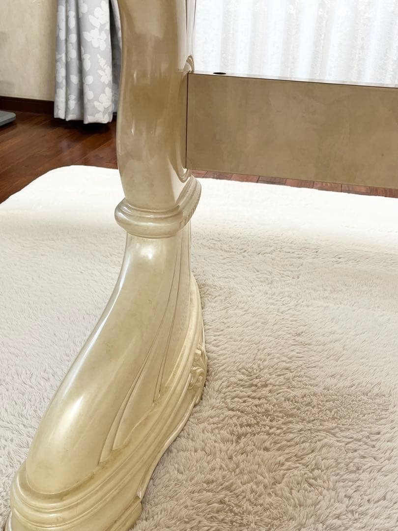 【値下げ】サルタレッリ アマルフィ ダイニングテーブル アイボリー165cm