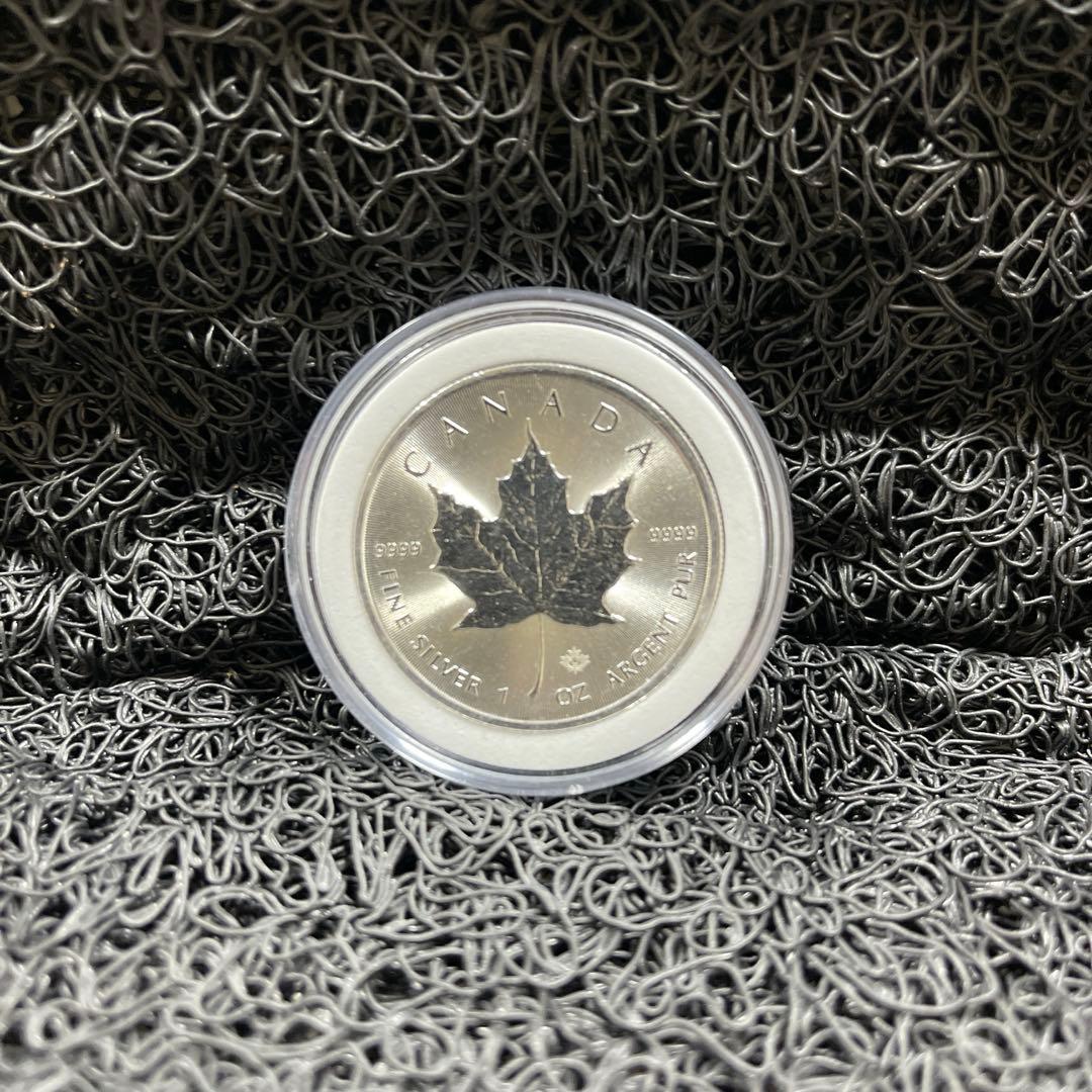 2022年カナダ メイプルリーフ銀貨 2021年メリークリスマス・サンタ純銅