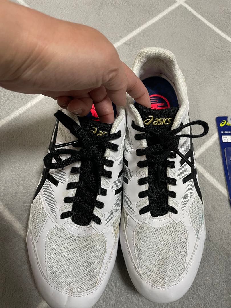 ★使用少なめ★アシックス　陸上スパイクセット　28