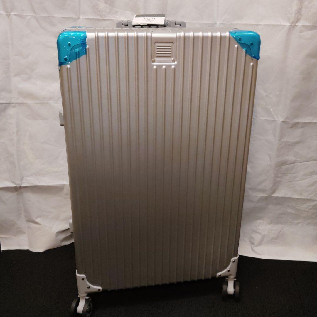 WanderMore スーツケース キャリーケース アルミフレーム シルバー