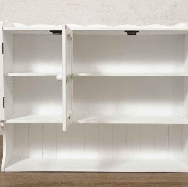 調味料ラック　スパイス収納　カウンター上収納 可動棚付き 幅63cm