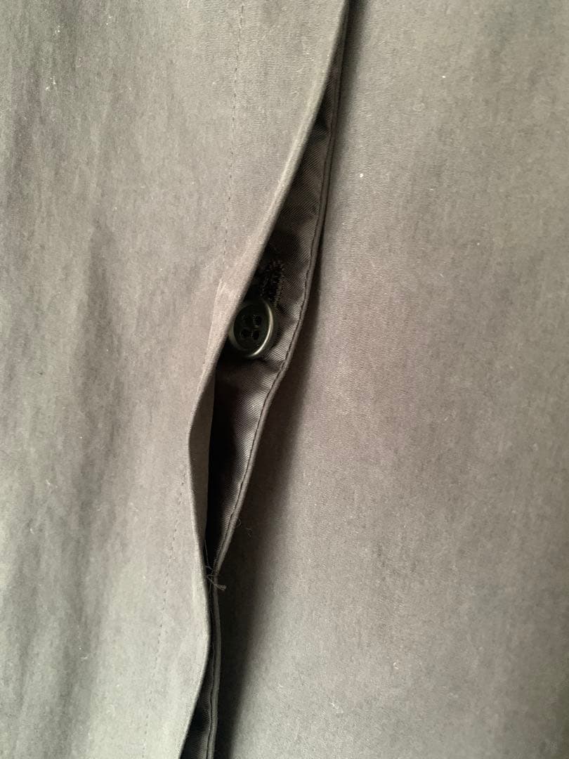 moe様　mizuiro ind 比翼ワイドシャツライクロングコート