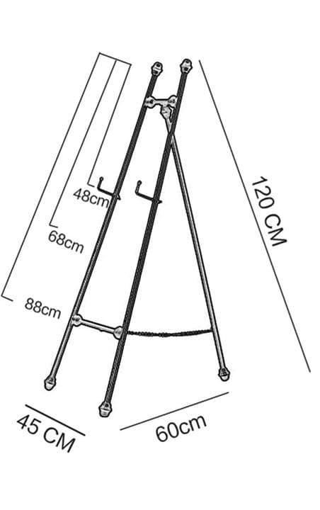 メタルイーゼル　ディスプレイスタンド