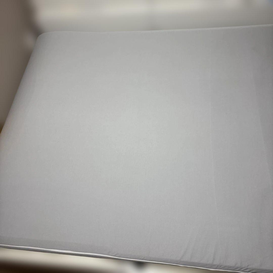 カインズ　グレー ノンスプリングマットレス190*238*5cm ファミリー用