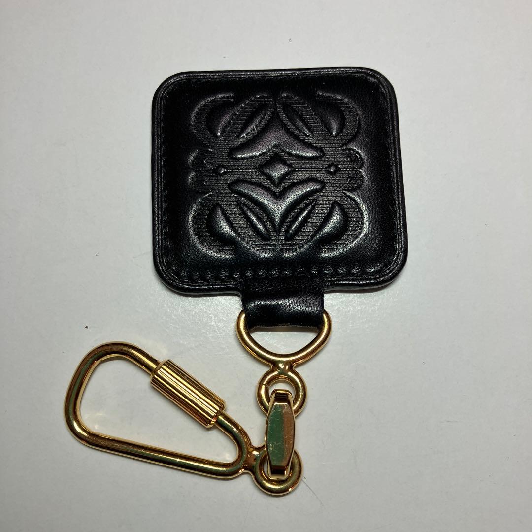 【未使用】LOEWE　ロエベ　アナグラム　 　　　　レザー　キーホルダー