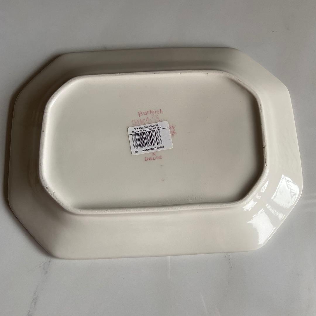 バーレイ　スクエアプレート　ピンク