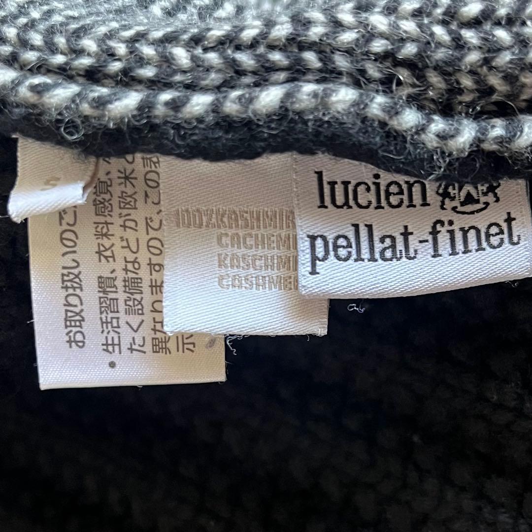 ルシアンペラフィネ　カシミヤ100%　スカル　ニットカーディガン　ジャケット　黒