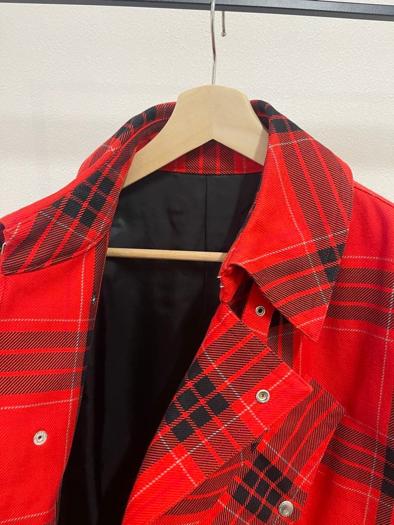 JOHN LAWRENCE SULLIVAN チェック柄ロングコート