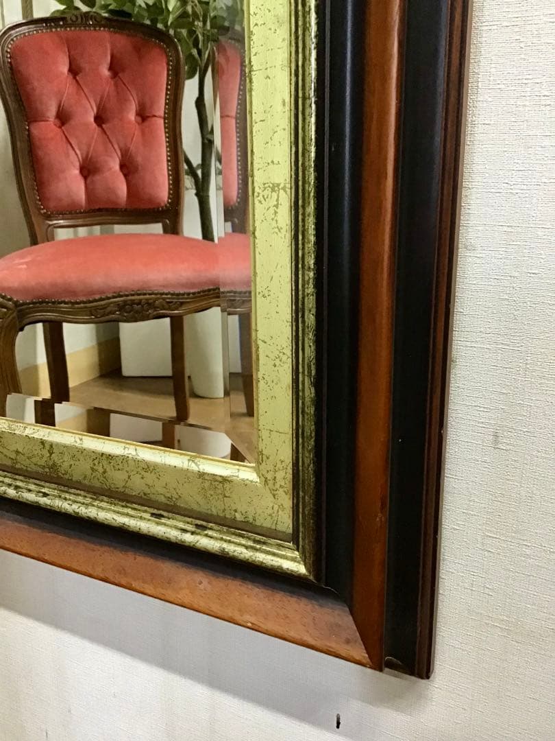 tetsu0525☆管232☆イタリア製☆アンティーク☆壁掛けウォームミラ