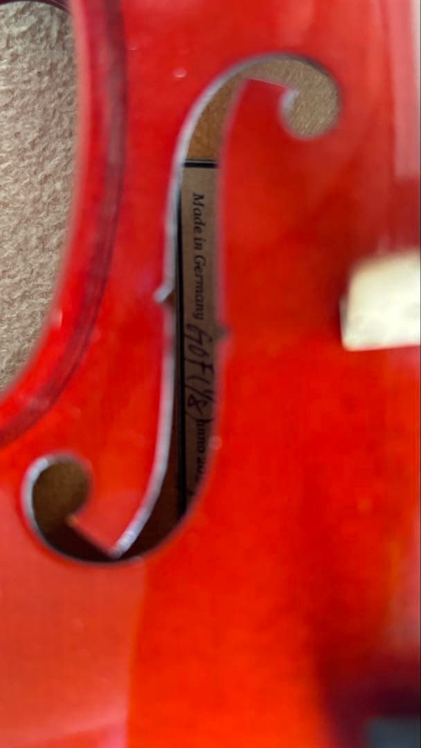 RUDOLPH FIEDLER/バイオリンドイツ製 1/8 、ケースセット売り