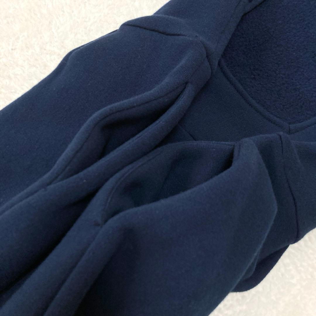 【ぽん】美品☆Mochiモチ　スウェットジャンパースカート　ネイビー