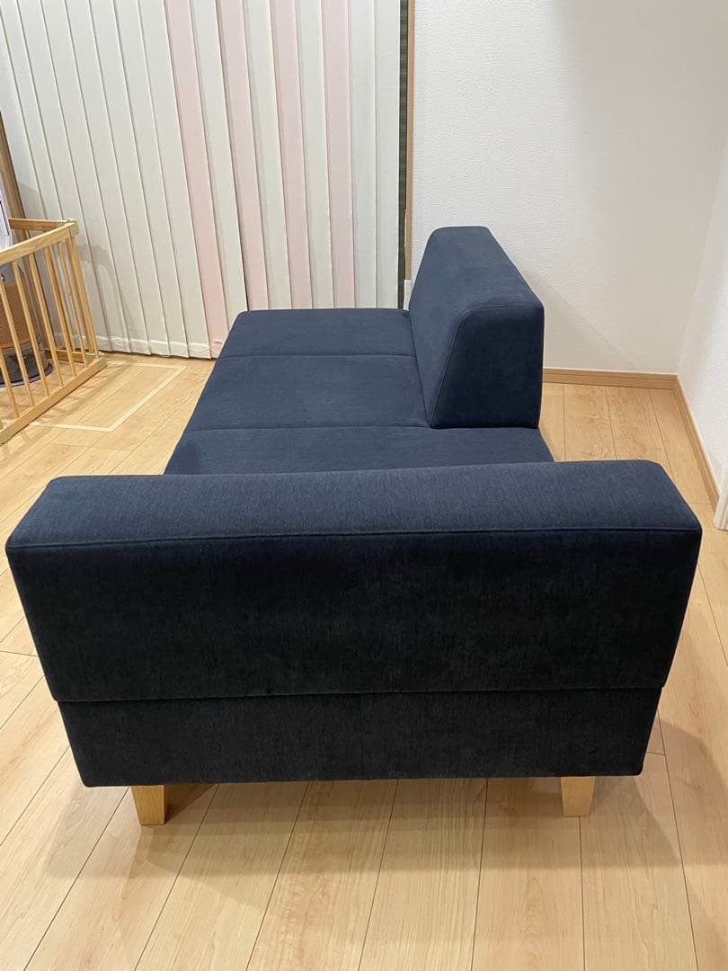 【値下げ交渉歓迎】フランネルソファ　PIVO 2.5人掛け
