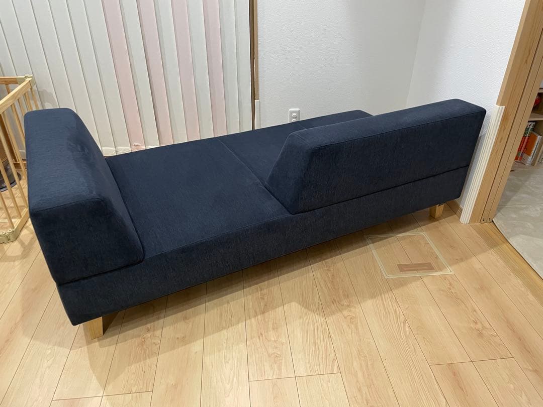 【値下げ交渉歓迎】フランネルソファ　PIVO 2.5人掛け