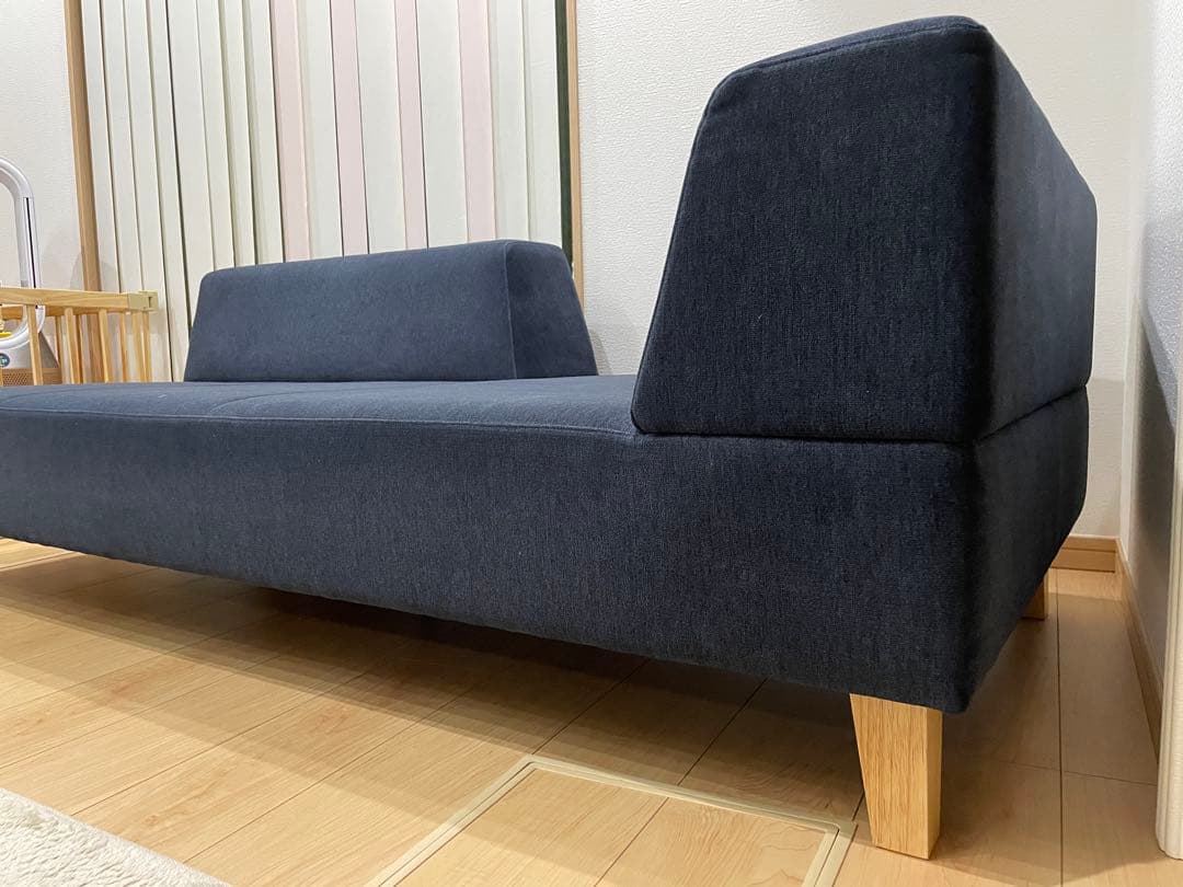 【値下げ交渉歓迎】フランネルソファ　PIVO 2.5人掛け