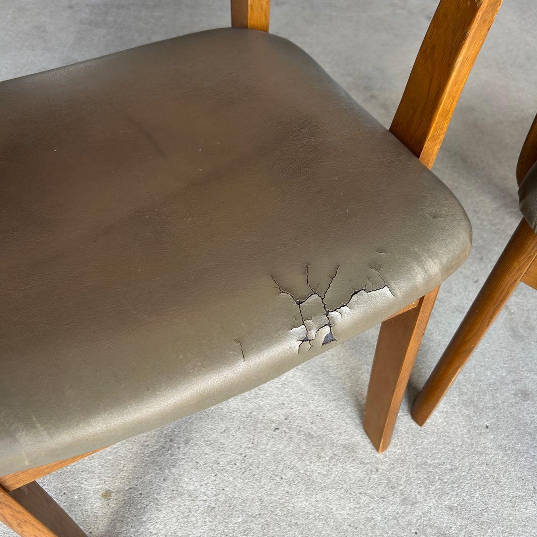 ＊引き取り歓迎＊大塚家具　ダイニングチェア肘付き　2脚　ナラ　椅子