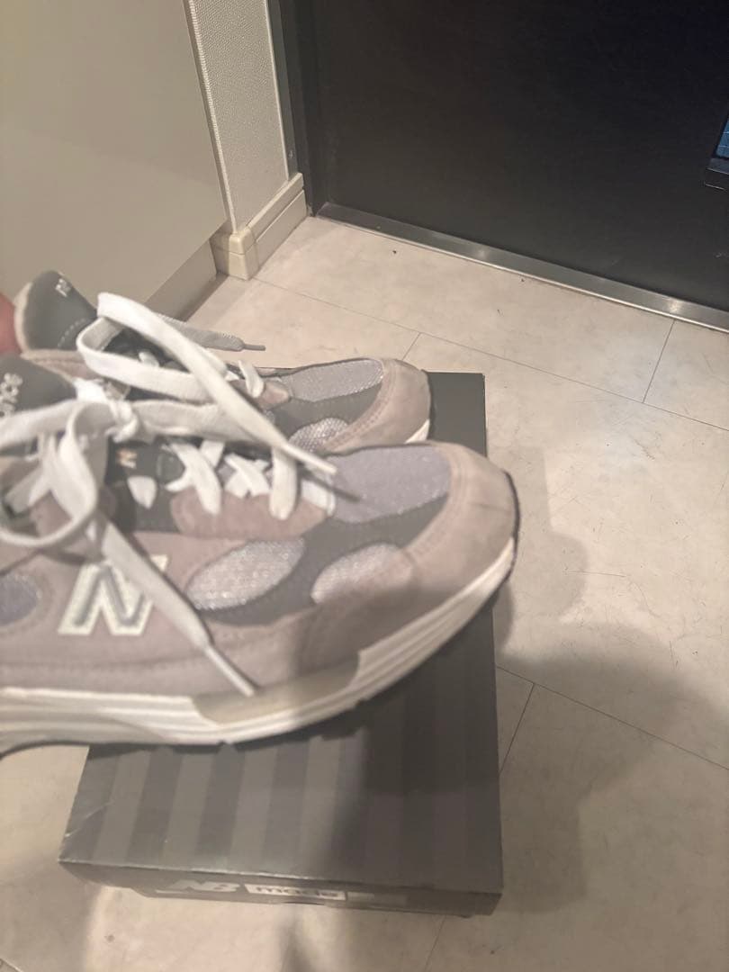 N*c様 New Balance 992 グレー スニーカー