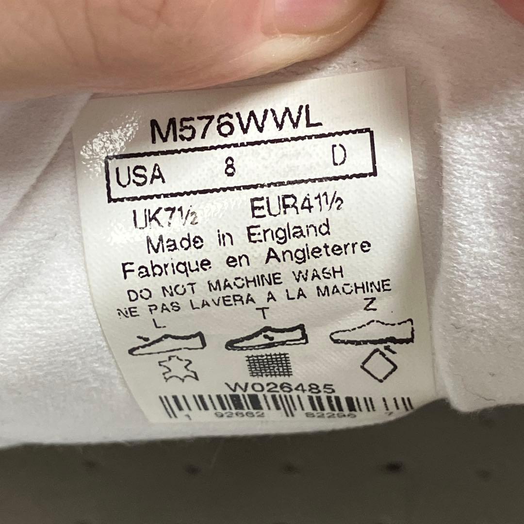 ニューバランス M576WWL USA8（約26㎝）イングランド製 レザー