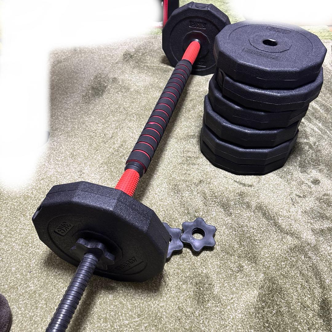 重量可変式ダンベル、トレーニングチェアセット