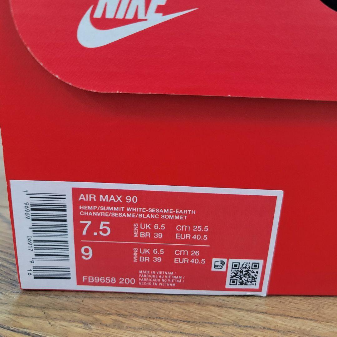 【未使用】NIKE AIR MAX 90 25.5cm